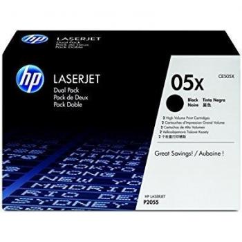 HP 05XD Laserjet Original Toner Black High Capacity 2 x 6,500 Pages Pack of 2