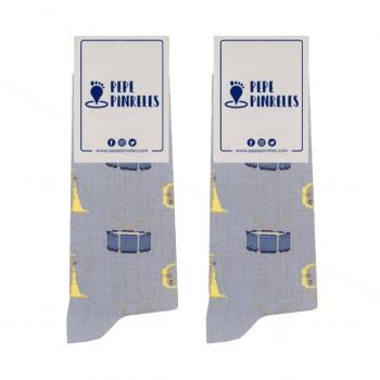 Calcetines Pepe Pinreles Cornetas y Tambores Gris