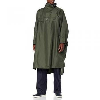 PRO-X ELEMENTS Matterhorn Waterproof Backpack Poncho for Men - Gray/Green - M/L