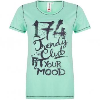 Rebelle Spring Verde - Club impreso - algodón Camisa de Pijama 4161-231-3
