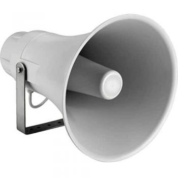 Altavoz de Tromba PA Monacor IT-60, 60W, IP66, Gris Claro