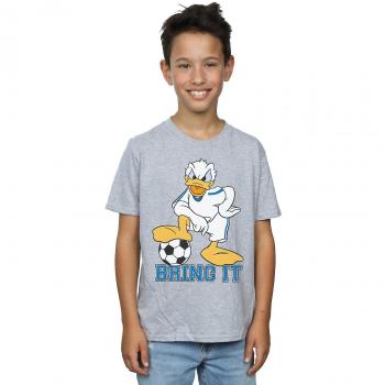 Camiseta de Deporte Gris para Niños con Donald Duck, Talla 12-13 Años