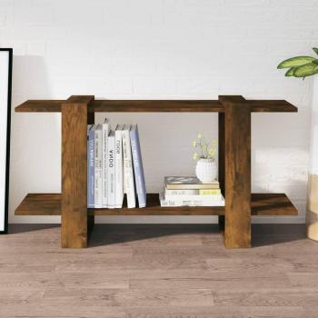 Estantería de Madera Contrachapada Color Roble Ahumado 100x30x51 cm