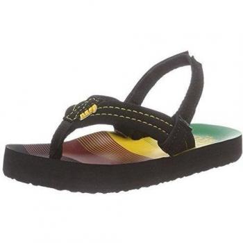 Reef AHI - Chancletas de material sintético para niño, Multicolor