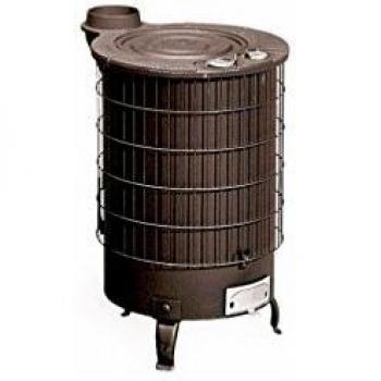 WOLFPACK LINEA PROFESIONAL 22021241 Estufa Chapa Mixta Nº4 con Salida Vertical, 50 W, 5.3 Cubic_Centimeters, Acero, Negro