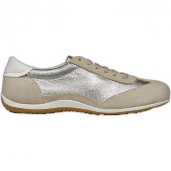 Zapatillas Geox Vega Mujer Gris Pardo Claro/Oro Claro