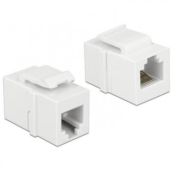 Conector Hembra Keystone RJ12 Cat.3 Blanco