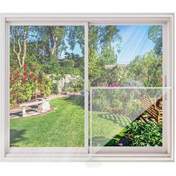 MYCARBON 2 Pcs Mosquitera para Ventana Autoadhesiva 150x180cm Blanca