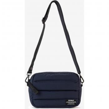 Ecoalf Sustainable Women's Crossbody Bag with Zipper Closure and Water-Repellent Feature - Deep Navy