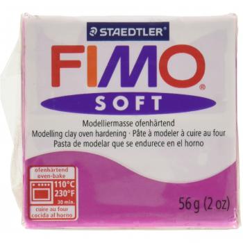 STAEDTLER Fimo Soft Polymer Clay 2 Ounces-8020-61 Violet