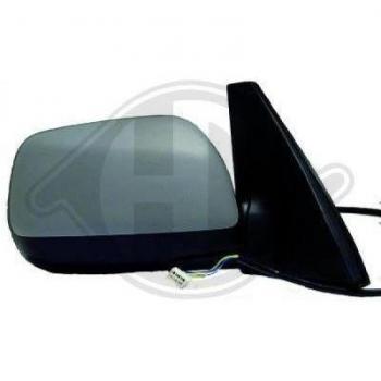 Espejo retrovisor DIEDERICHS 6686125 con diseño específico para vehículos, cristal de alta calidad, fácil instalación y ajuste manual