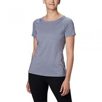 Columbia Peak To Point II Camiseta Térmica de Manga Corta, Mujer, Gris
