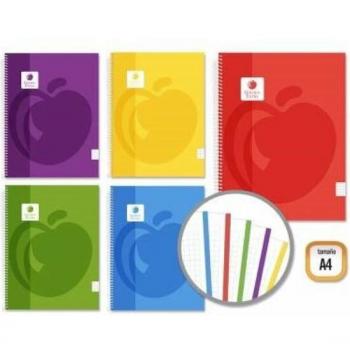 Cuaderno Golden Extra 90gr 100h A4 5x5 Microperforada