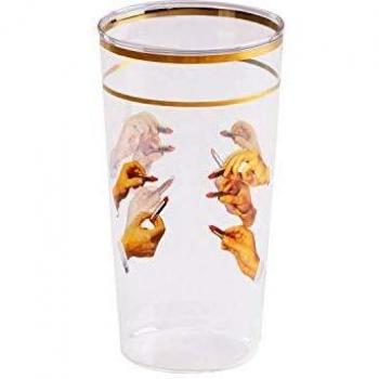 SELETTI TOILETPAPER - Vasos de cristal de borosilicato, pintalabios