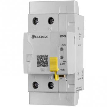 Interruptor diferencial autorrearmable REC4 2P 40A 30mA tipo A P26A21.