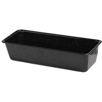 Riess, 0633-022, Panadero profesional, Molde para hornear pan 35/14, CLASSIC - Molde para hornear, altura 8,3 cm, capacidad 2,5 litros, esmaltado, negro