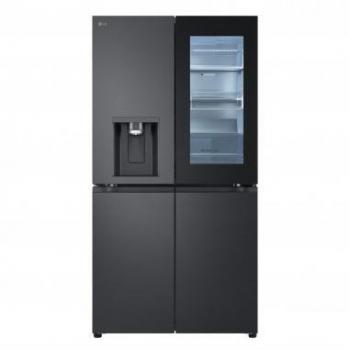 Frigorífico Multidoor LG GMG960EVJE InstaView, 638L, Clase E, Wi-Fi, UVnano, No Frost, Negro