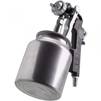 Paint spray gun with suction cup