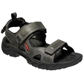 Sandalias Keen Targhee III Open Toe para hombre, gris y negro, talla 45, deportivas y con velcro