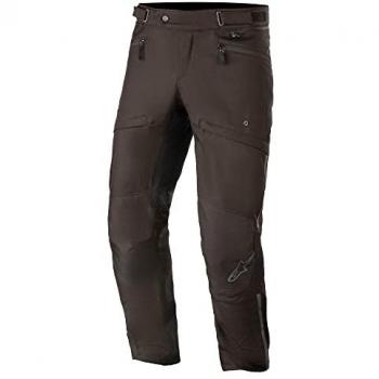 Pantalones de Moto Alpinestars AST-1 V2 WP Drystar Negros, impermeables, textiles, talla M