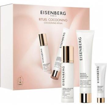 Eisenberg Cocooning Facial Care Set: Ultra Rich Nourishing Cream 50 ml, Repairing Melting Mask 75 ml, Soothing Revitalizing Serum 7.5 ml