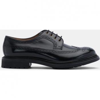 Zapatos Derby de Mujer de Piel de Vacuno en Color Negro