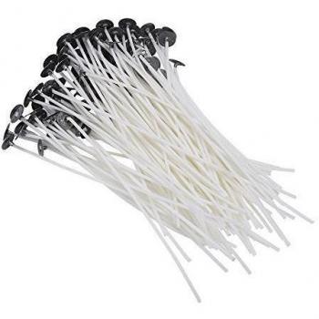 eBoot Mechas de Velas Naturales para Fabricación de Velas, 6 Pulgadas, 100 Piezas