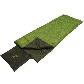 Best Camp Schlafsack Murray - Saco de dormir rectangular para acampada, color verde, talla 190 x 70 x 7 cm
