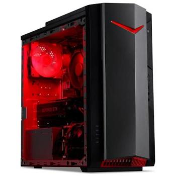 PC Gaming Acer Nitro N50-640, Intel Core i5-12400F, 16GB RAM, 1TB SSD, Nvidia GeForce RTX 3060, Sin Sistema Operativo - Negro + Teclado y Ratón