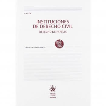 Instituciones de Derecho Civil Derecho de Familia 3ª Edición 2018