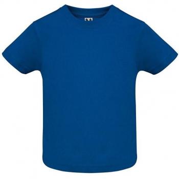 Camiseta de Bebé Manga Corta Cuello Redondo con Apertura en Hombro y Corchetes Roly