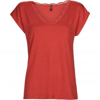 Only Onlmoster Women's V-Neck Lace Short Sleeve Blouse