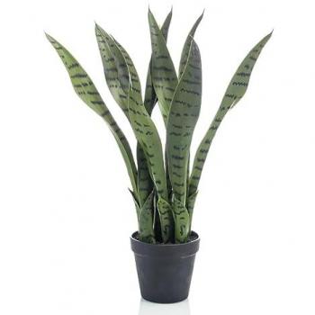 Sansevieria artificial en maceta 55 cm Emerald Verde