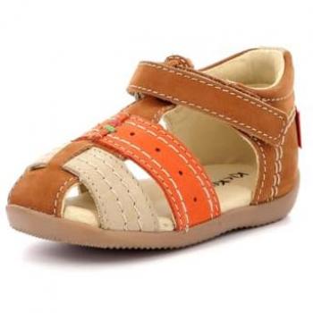 Kickers Bigbazar-2 Baby Boy Sandals in Camel