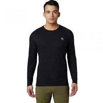 Mountain Hardwear Logo - Camiseta de manga larga para hombre -  Negro -  Small