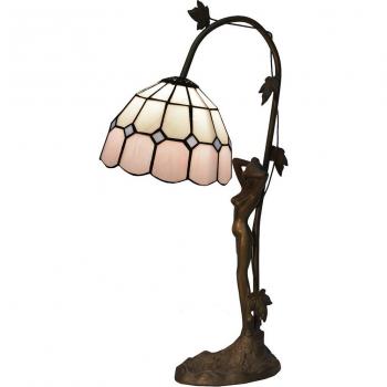 Lámpara de mesa Viro Pink Rosa Zinc 60 W 20 x 54 x 20 cm