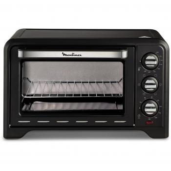 Horno Eléctrico Moulinex Optimo OX4448, 19L, 1380W, 6 Modos de Cocción, Color Negro