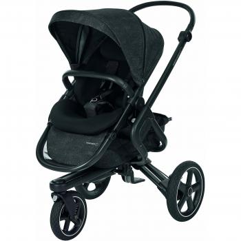 Bébé Confort NOVA 3W 'Nomad Black' - Cochecito Todo Terreno, desde el nacimiento hasta los 3,5 años, color negro.