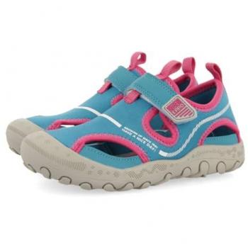 Chanclas Deportivas de Aguamarina para Niños y Niñas con Cierre Ajustable Estilo Californianas Brixham