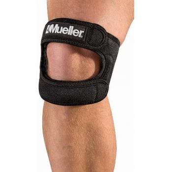 Mueller Max Adjustable Knee Strap with Compression Tubes (One Size Fits Most)