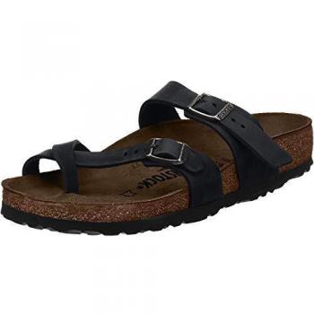 Birkenstock Mayari Sandalias de Piel Negra para Mujer (Talla UE 43)