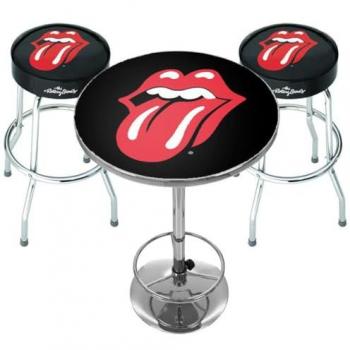 Rolling Stones Classic Tongue Bar Set with Table and 2 Stools