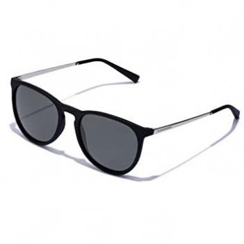 HAWKERS Ollie Gafas Polarizadas Unisex Adulto, Color Gris y Negro, Talla Única