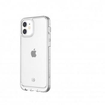 Funda Celly HEXALITE1003WH para iPhone 12 Mini Transparente/Blanca