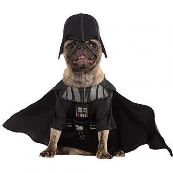 Star Wars - Disfraz de Darth Vader para mascota, Talla L perro