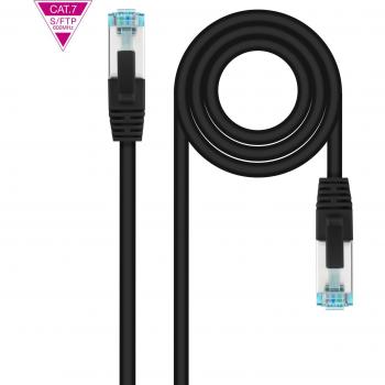 Nanocable Cable de Red Cat.7 LSZH SFTP PIMF AWG26 1m Negro