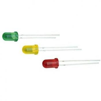 DH Diodo Led 5mm. Verde Transparente.