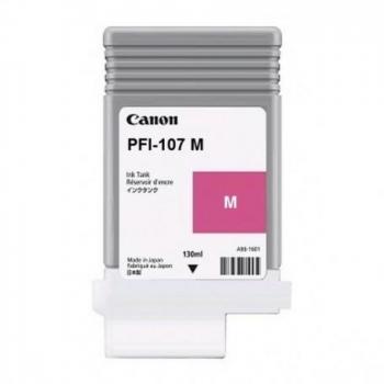 Cartucho de tinta compatible Canon PFI-107 Magenta 130ml