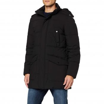 Geox M Broderick T Parka, Negro