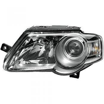 Faro Delantero Hella 1LL 247 014-041 Derecho Halógeno H7/H7, W5W para Circulación a la Izquierda